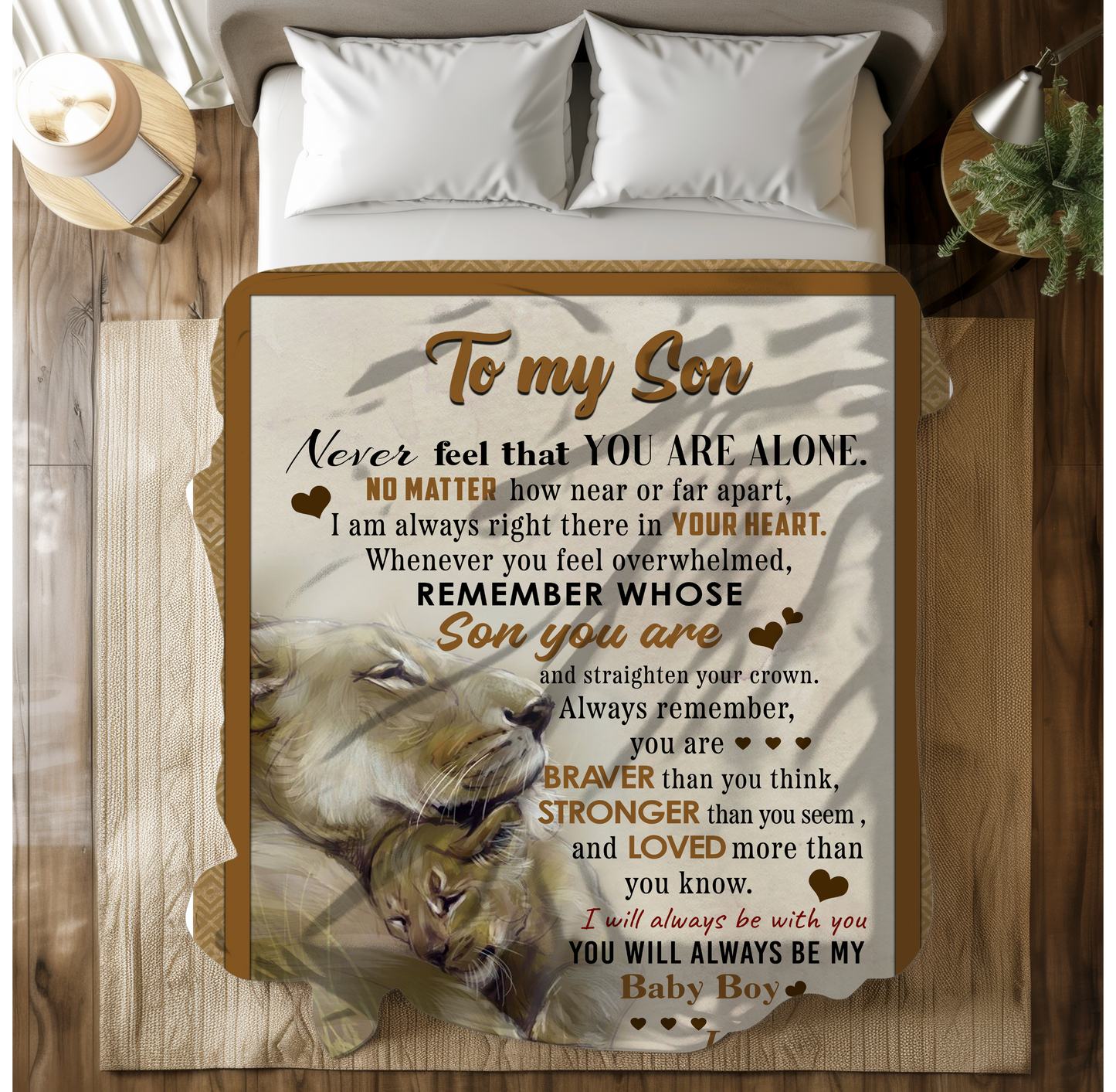 To My Son | Fleece Blanket